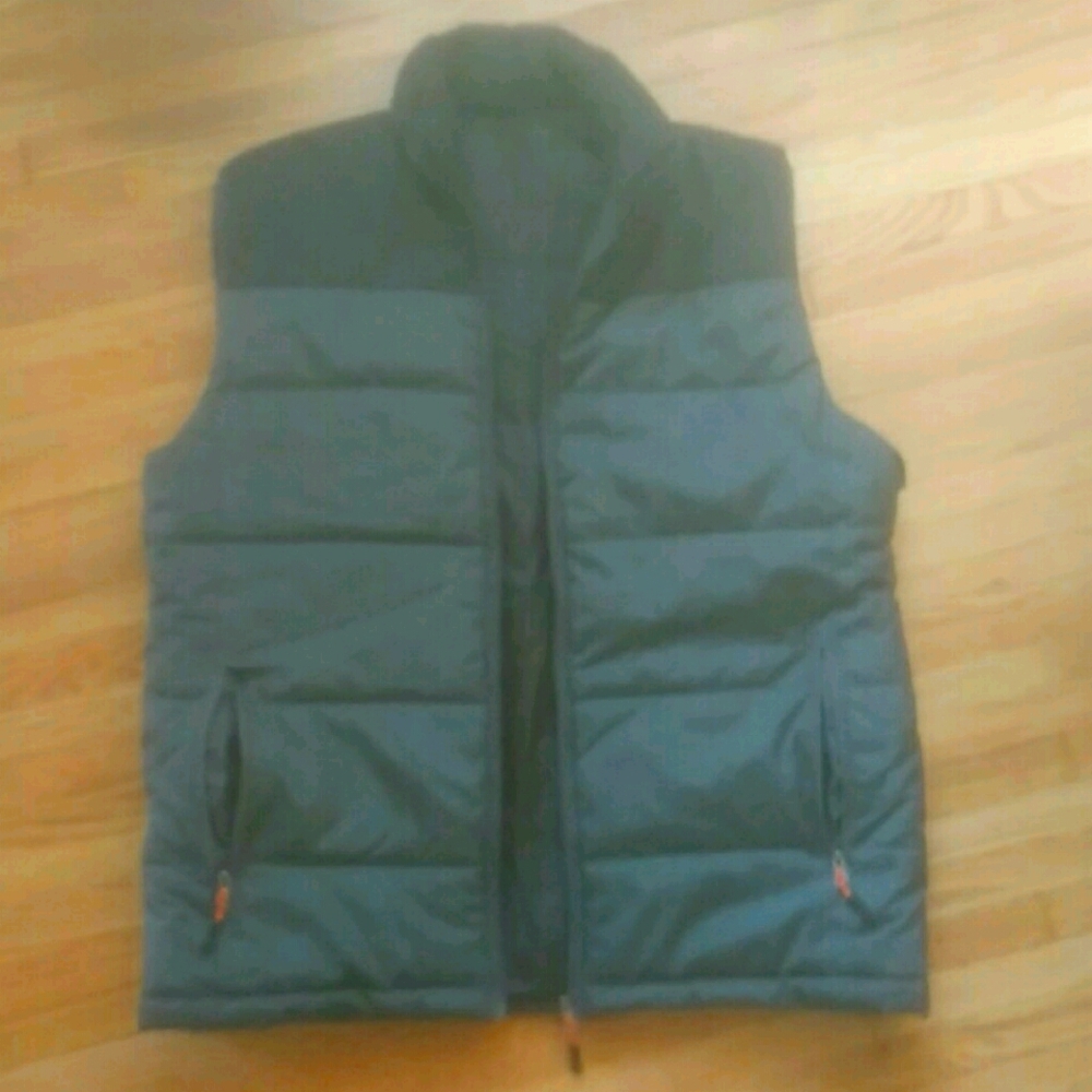 Vest XLT gray W black trim